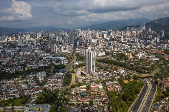 Panorámica urbana del centro de Bucaramanga